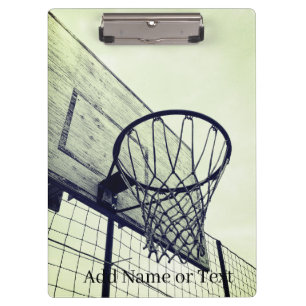 Hoop Dreams Basketball Notebook Clipboard