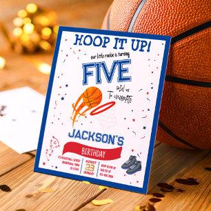 Hoop It Up Rookie Basketball Budget Birthday