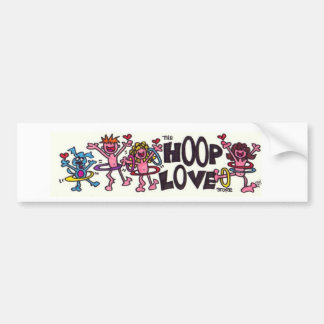 Hoop Love Bumper Sticker