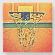 Hoop Stone Coaster by Tamara Diaz Art