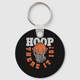 Hoop There It Is Bysketbyll Player Fun Vintage Gif Key Ring