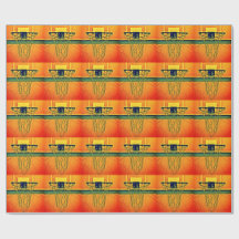 Hoop Wrapping Paper by Tamara Diaz Art