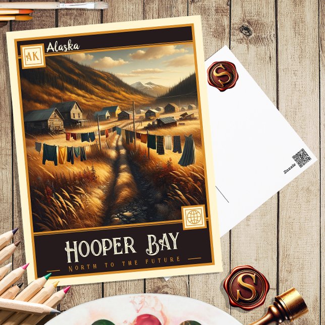 Hooper Bay, Alaska | Vintage Postcard (Creator Uploaded)