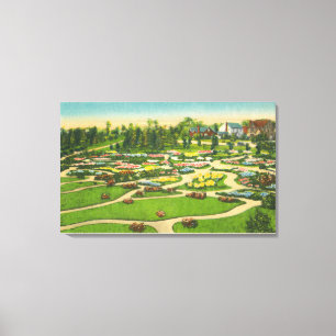 Hoopes Park Perennial Gardens View Canvas Print