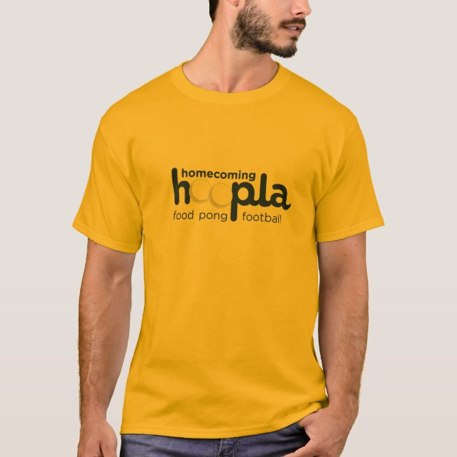 Hoopla Gold T-Shirt (Front)