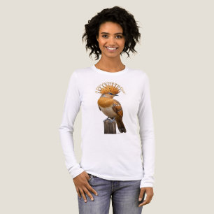 Hoopoe Bird Long Sleeve Shirt