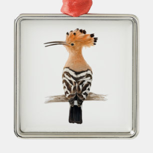 Hoopoe Bird Metal Tree Decoration