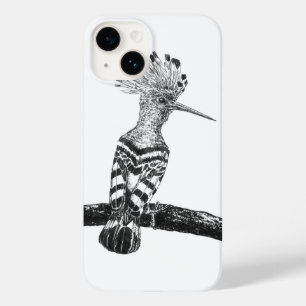 Hoopoe drawing Case-Mate iPhone 14 case