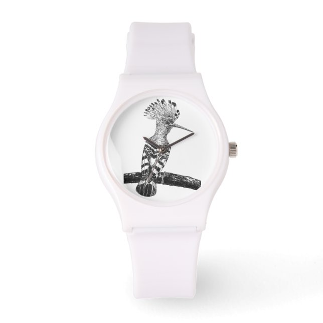 Hoopoe drawing watch (Front)