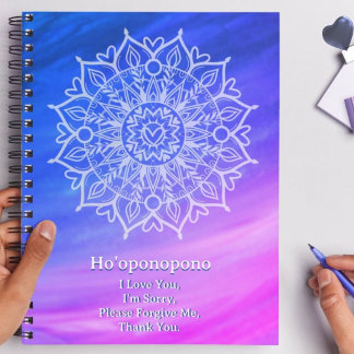 Ho'oponopono Forgiveness Journal | Cobalt Magenta