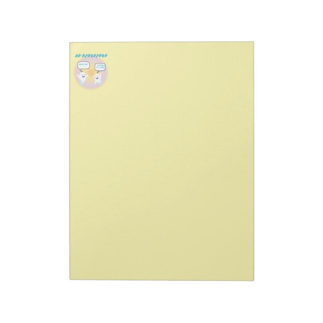 Ho'oponopono Ghosts Healing & Funny Design Kids Notepad (Rotated)