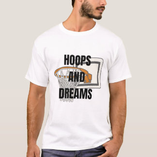 Hoops and Dreams - Basketball Logo T-Shirt