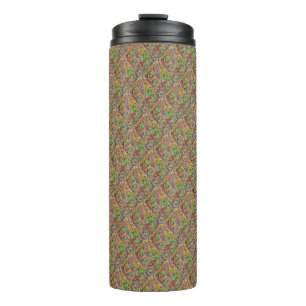 Hoops art design mixed colours jingle jangle thermal tumbler