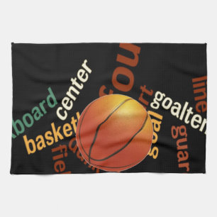 Hoops Basketball Sport Fanatics.jpg Tea Towel