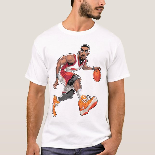 Hoops Master٫ Basketball Beat T-Shirt (Front)