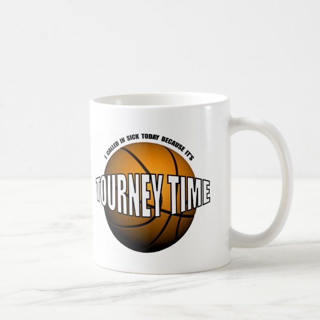 HOOPS-TOURNEY TIME COFFEE MUG (Right)