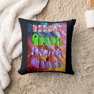 Hooray Brazil Carnival Vibes Cushion
