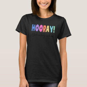 Hooray Elementary School Teacher Bach To School Sq T-Shirt