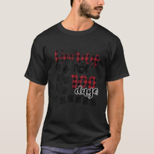 Hooray For 100 Days Buffalo Plaid Happy 100th Day T-Shirt