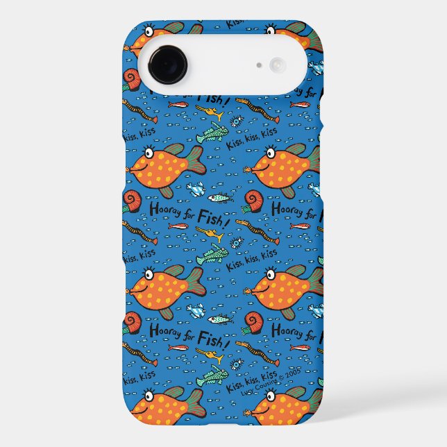 Hooray For Fish Pattern Case-Mate iPhone Case (Back)