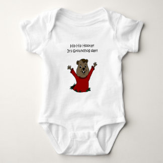 hooray its Groundhog day t-shirt Baby Bodysuit