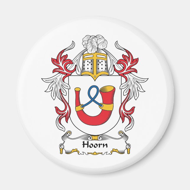 Hoorn Family Crest Magnet (Front)