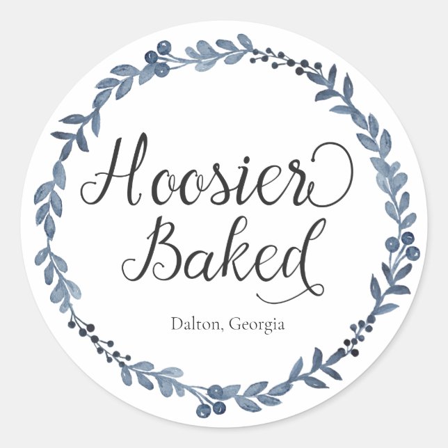 Hoosier Baked Label Custom (Front)