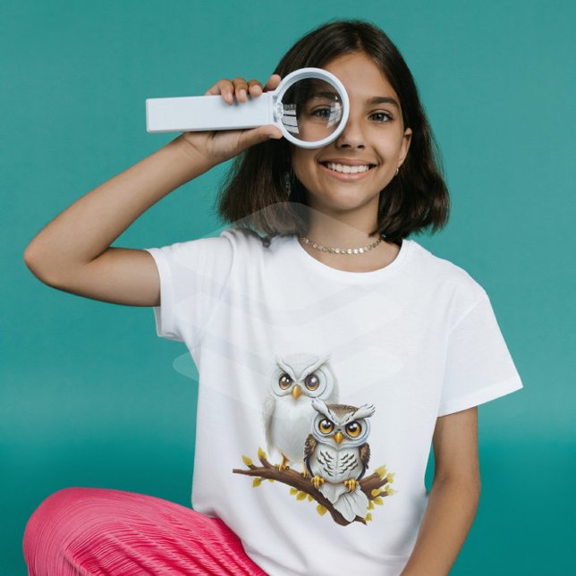 Hoot hoot, I love owls! | Girl's T-Shirt (Creator Uploaded)