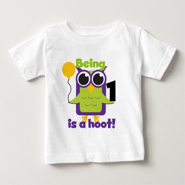 Hoot Owl 1st Birthday T-shirts and Gifts (Front)