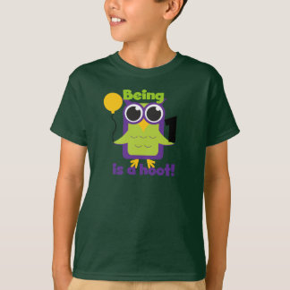 Hoot Owl 1st Birthday T-shirts and Gifts