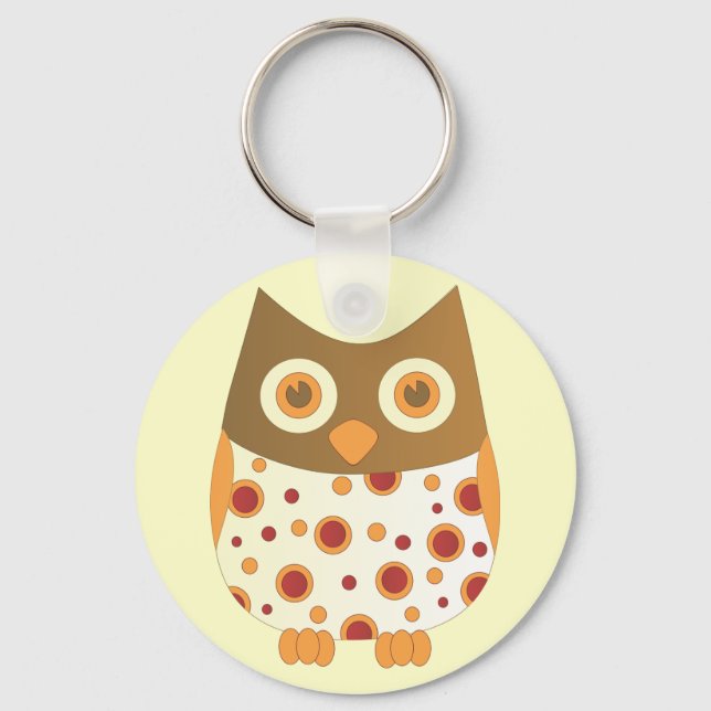 Hoot Owl Key Ring (Front)