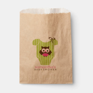 Hoot Owl Outfit Girl Baby Shower Favour Bags