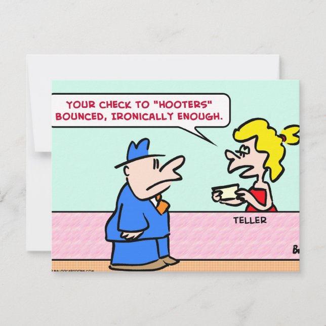 hooters check bounced (Front)