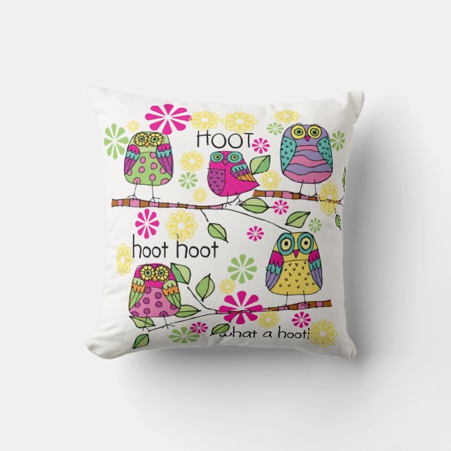 Hootie Owl Cushion (Front)