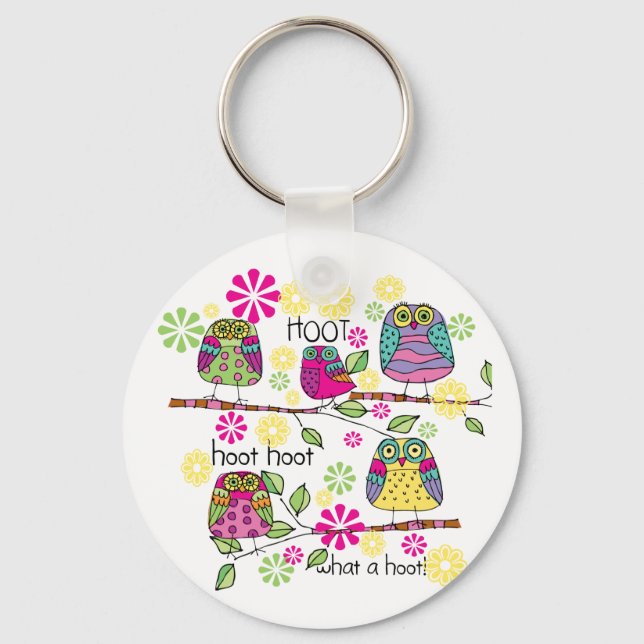 Hootie Owl Key Ring (Front)