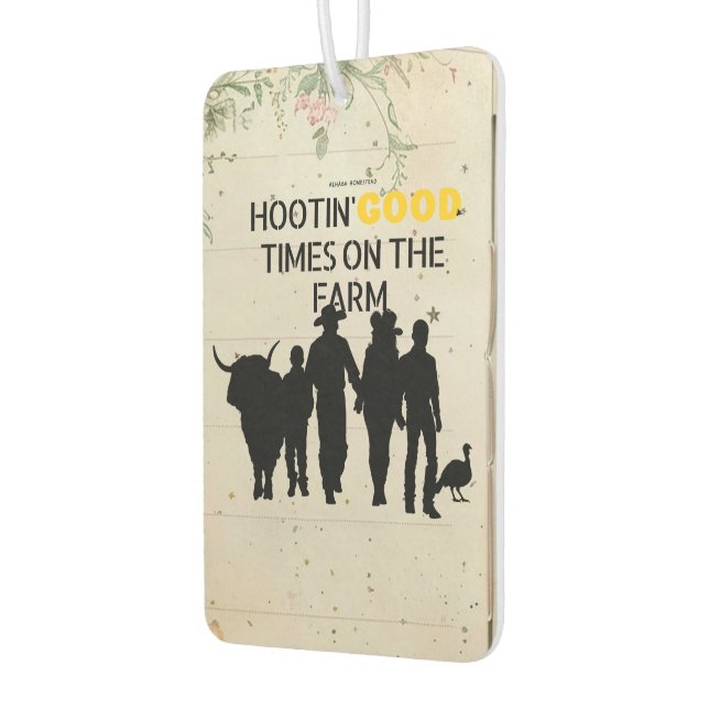 Hootin' good air freshener (Left)