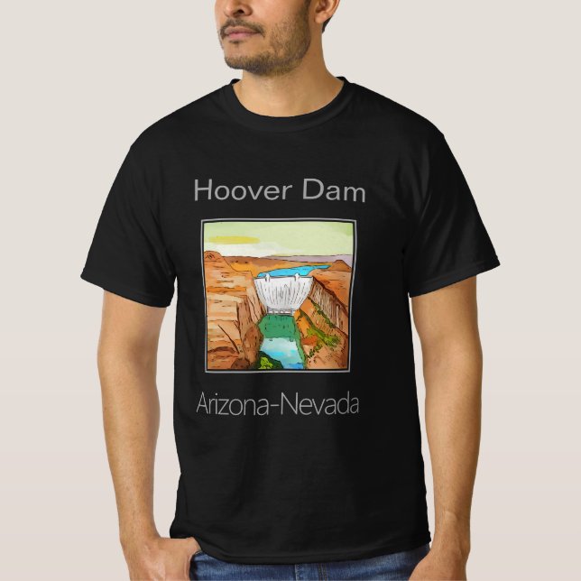Hoover Dam, Arizona-Nevada T-Shirt (Front)
