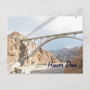 Hoover Dam Bridge Postcard