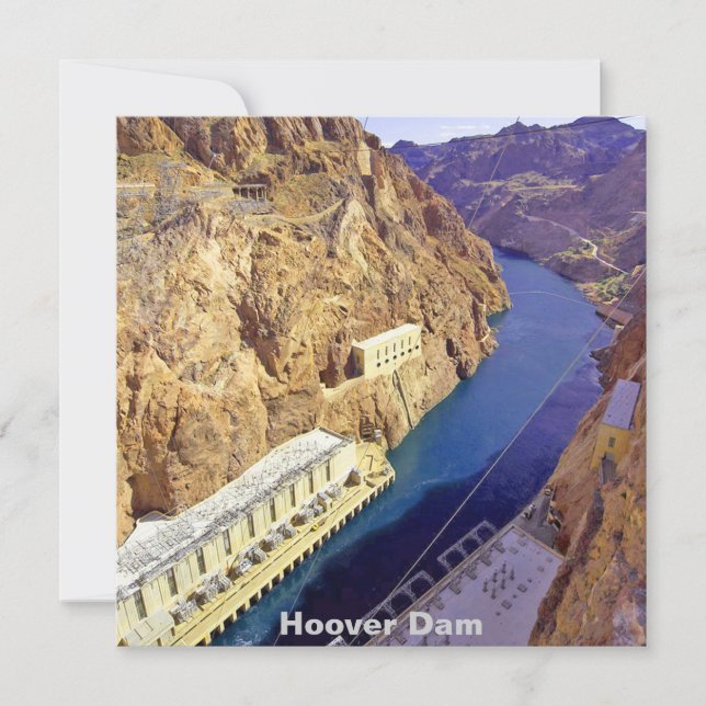 Hoover Dam in Arizona Invitation (Front)