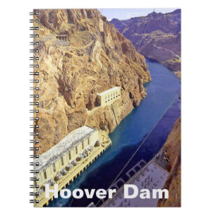 Hoover Dam in Arizona Spiral Notebook