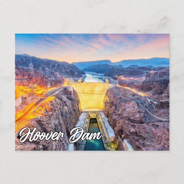 Hoover Dam, Nevada, United States Postcard (Front)