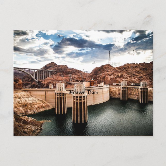 Hoover Dam Postcard (Front)