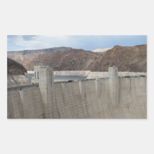Hoover Dam Rectangular Sticker