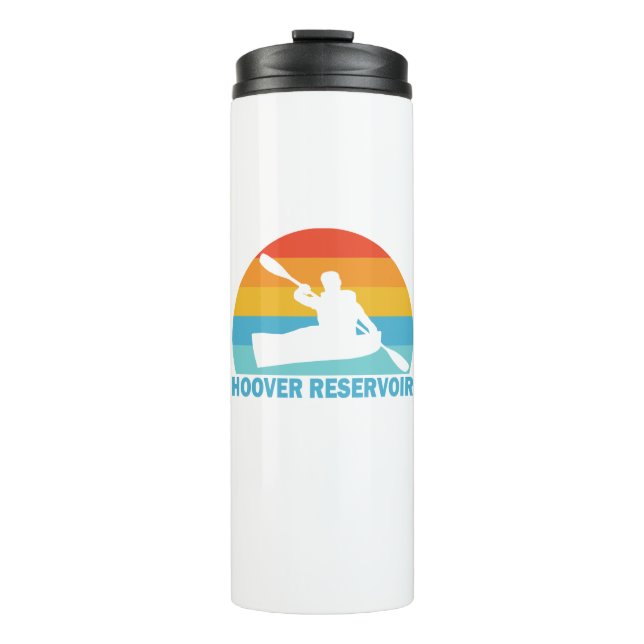 Hoover Reservoir Ohio Kayak Thermal Tumbler (Front)
