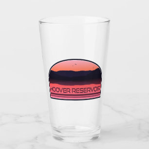 Hoover Reservoir Ohio Red Sunrise Glass