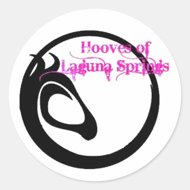 Hooves of Laguna Springs Sticker (Front)