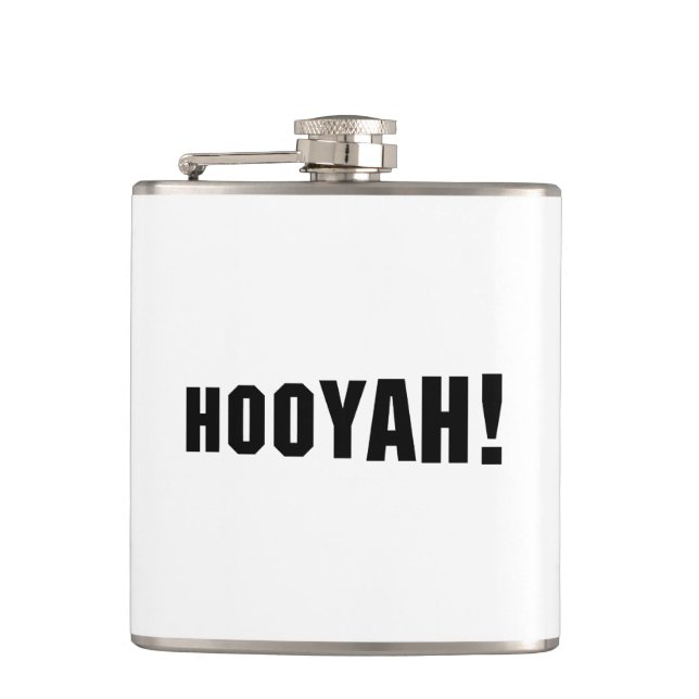 HOOYAH! HIP FLASK (Front)