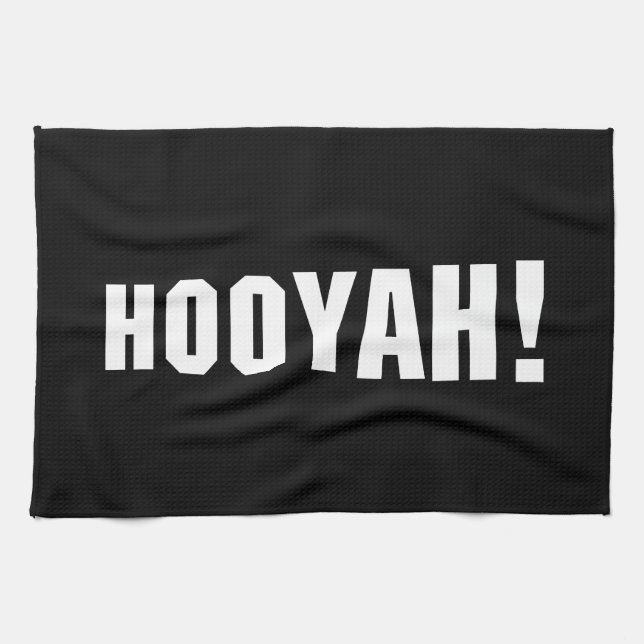 HOOYAH! TEA TOWEL (Horizontal)