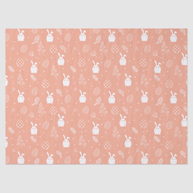 Hop & Hide – Easter Bunny Tissue Paper (Front)