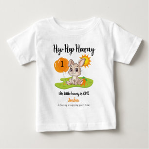 Hop Hop Hooray Cute Some Bunny 1st birthday  Baby T-Shirt